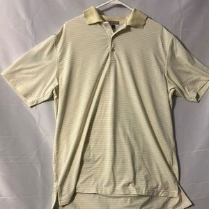 Peter Millar Summer Comfort Golf Polo yellow size L